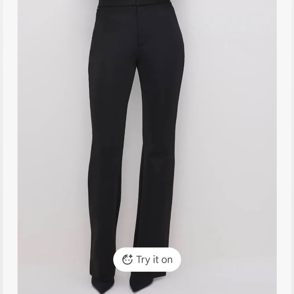 Good American Scuba Boss Black Pants New Without Tags Size 8